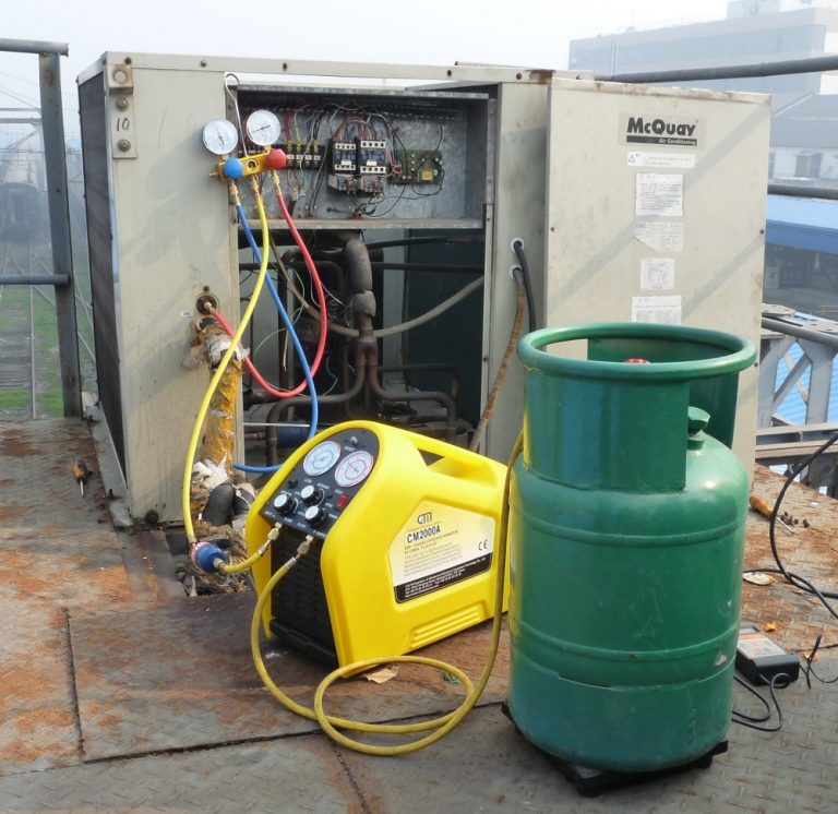 The Full Refrigerant Recovery Procedure From Start To Finish Need Circle